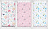 3 Pack 28x52 Inches PHF Soft Mermaid Crib Sheets Fitted, Silky Comfy Breathable Baby Sheets for Boys Girls Neutral