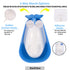 TELEXSUN Potty Training Urinal for Boys - Cute Whale Training Urinal/Potty Urinal Pee Trainer Urine(Blue Whale)