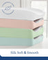2-Pack PurComfy Supersoft Diaper Changing Pad Covers, Premium Bamboo Viscose Change Table Pad Covers for Baby Girls