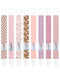 ALVABABY Pacifier Clips 8 Pack Pacifier Binky Paci Holder Leashes for Baby