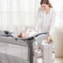 Tkidplw Diaper Organizer for Cribs And Changing Table, Hanging Diaper Caddy With Adjustable Straps Multiple Layer Baby