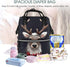 OUSIKA Backpack Daypacks Reindeer Print Diaper Bag Multifunction Laptop Travel Large Nappy Bag, Black, One Size