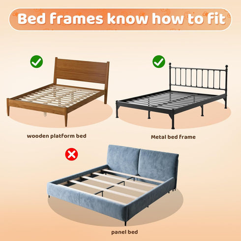 47inch omzer Bed Guard Rail for Toddlers - Foldable & Adjustable Height Baby Bed Safety Side Rails - Large Toddler Crib