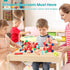 BAKAM Magnetic Building Blocks for Kids Ages 4-8, STEM Toys with Large Magnetic Sticks and Balls Game Set (42PCS)