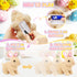 LAITYUM Set Realistic Bunny for Kids - Interactive Hopping Bunny Toy with Headband, Electric Lifelike Robot Rabbit that