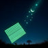 Fansoftiks 407Pcs Glow-in-The-Dark Wall Decals - Removable Self-Adhesive Dots for Kids Bedroom and Halloween Decor |