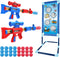 YEEBAY Shooting Game Toy for Kids 6+, 2pk Air Guns & Shooting Target with 24 Foam Balls, Ideal Gift
