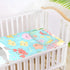 SyXIOP 28" 52" Cartoon Cute and Colorful Animals Cooling Baby Waterproof Crib Mattress pad x Breathable Crib Bumper