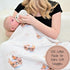 100% 47 47 Inches, 6 LollyBanks Muslin Baby Blanket, Cotton Baby Quilt for Boys and Girls, Large x Layers Soft