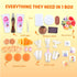 12 Set, 6+, food1) Making Miniature Food, Mini Dessert Cup Making Craft DIY Mini Food, NOT Edible, Birthday Idea
