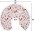Cute Chicken Boho Floral Baby Nursing Pillow Covers for Boy Girl Chickens Flowers Leaves Nursery Slipcovers