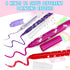 AJLICHIBAN FUN 49 Pcs Fruit Scented Washable Markers with Unicorn Pencil Case, Art Supplies for Kids