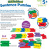 Learning Resources Skill Builders! Sentence Puzzles - Educational Games for Kids, 112 Pieces
