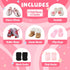 QSKJJI 18 inch 5 Shoes+2 18 Doll Accessories, Pairs of Doll Socks Doll Shoes Includes Snow Boots/Roller