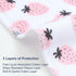 2-in-1 6 Pack 3 Burp Cloths and Baby Bips - Large Super Absorbent Soft Cotton Burping Cloths for Spit Up, Layers Thick