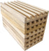 Set 8 Rummy Yuanhe Domino Holder Trays Rack - of Wooden Tiles Stand Holders for Mexican Train Chickenfoot