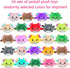 24 Pcs Plush Axolotl Toys Animals Decoration Stuffed Toy Great for Kids Boys Girls Toddler Party Favors Classroom