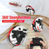 BAZADER RC Cars with LED Lights, Remote Control Snake 360° Roll Toys, Birthday Gift for Kids Age 7-11+, 2 Batteries