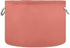 Salmon Toy Storage Bin for Kids Dog Toy Storage Basket Round Canvas