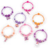Make It Real DIY Fashion Beaded Bangle Bracelets, Create 7 Bracelets, 71pcs All-in-1 Jewelry Kit for Girls Ages 8+