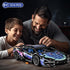 Sport Car Building Block Sets for Adults, Race Car with LED Lights Collectible 1:14 MOC Model Engineering Toy Birthday