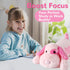 22 Inch 4.5 (22" 4.5 lbs) meowtastic Pink Dog Weighted Stuffed Animals - Pounds Weighted Plush Dog Stuffed Animals