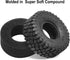 OGRC 1.0 All Terrain Super Soft Tires for 1/18 TRX4M, 1/24 RC Crawler Axial SCX24 FMS FCX24-55 * 22mm