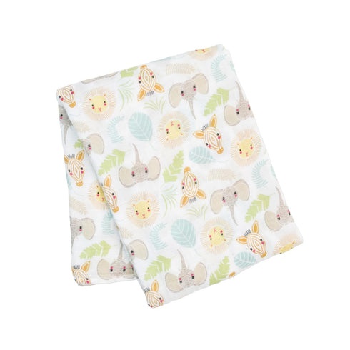 Lulujo Baby Swaddle Blanket| Unisex Softest 100% Cotton Muslin Swaddle Blanket| Neutral