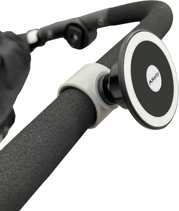 Magnetic Phone Holder for Stroller, Stationary Bike, Compatible with MagSafe, Stable & Secure