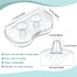 12 Pieces Nipple Shields 20 mm Contact Nipple Protector Breastfeeding Everters with Clear Carrying Case Silicone Nipple Extender Made Without BPA for Latch Difficulties or Flat or Inverted Nipples