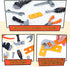 Set,MAGIC4U Set Bag,11 3-6 Kids Tool Toddler Tool with Tool Tools Equipements,Pretend Play Construction Kits for Kids
