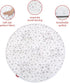 D=40'' Kids Pop Up Tent with Anti Slip Bottom, Round Play Mat for Baby, Indoor Playhouses Quilted Mat, Round Area Rug