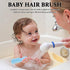 HEALSOPTHY Set 5-Color Grooming Tool and Soft Scalp Comb for Newborns, Hairbrush with Cradle Cap Massage Brush, Bathing