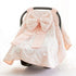 Carseat Canopy Cover with Bow - Versatile Nursing and Stroller Cover