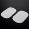 Cobee 2Pcs Miniature Carpets, 1:12 Dollhouse Wool Rug, White Furry Rugs for Dolls House Accessories Play Set