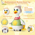 6-12 Tummy 1 Musical Crawling Duck Baby Toys for Months : Interactive Sensory Toy with Waddling & Calming Light