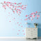 DECOWALL DS12-2003P1903 Watercolor Cherry Blossoms Wall Stickers, Peel and Stick Removable Wall Decals for Kids Nursery