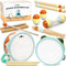 MINIARTIS Toddler Musical Instruments - Montessori Wooden Musical Toys for Toddlers 1-3
