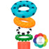 6+ 9 Set Sassy Stacks of Circles Stacking Ring STEM Learning Toy, Age Months, Multi, Piece