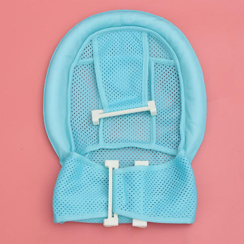 Comfortable Adjustable Bath Seat - Blue with Random Button Colors