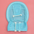 Comfortable Adjustable Bath Seat - Blue with Random Button Colors