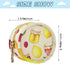 Jam Round Pacifier Storage Case with Zipper, Portable Pacifier Case for Travel, Diaper Bag & Purse, Pacifier Container