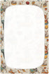 Pigsaly 27x39 Inch Crib Sheets Elephants Rabbits Tiger Vintage Circus Baby Sheet for Standard Crib Mattress Boys Girls