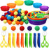 Zhanmai 142 Pcs Fine Motor Skills Toys Handy Scooper Set Sensory Bin