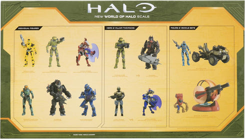 HALO Deluxe Figure - UNSC Mantis and Spartan EVA Armor Defense System, Build Out Your Universe