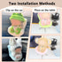 Car Seat for labubu Dolls with Air Vent Clip and Desktop Stand, Cute and Functional Car Ornament for Doll Fans