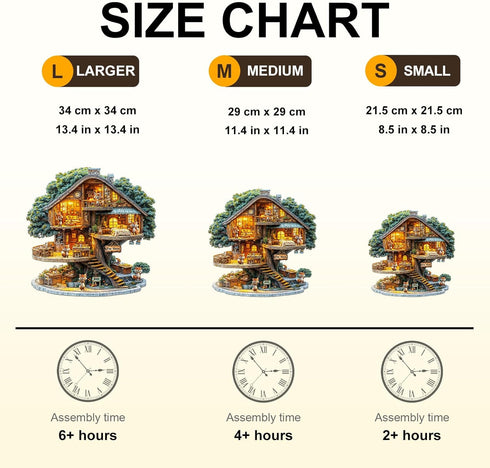 (195 11.4 11.4in) WOODBESTS Wooden Puzzles for Adults Piece, M, * Fox House Wood Puzzle Adult, Unique Wooden Animal