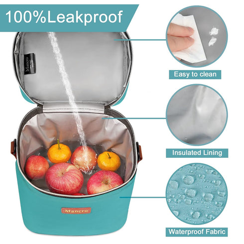 Pack, 6 9 Breastmilk Cooler Bag with Ice Mancro Insulated Baby Bottle Tote Bag Fits up to Bottles of up to Ounces, Baby