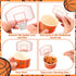 Sunnyray 48 Sets Basketball Hoop Snack Cups with Cards, Disposable 8 oz Treat Bowls for Party