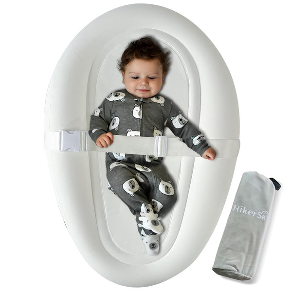 Portable Inflatable Baby Changing Pad, Waterproof & Wipeable Skin-Friendly, Include Storage Bag